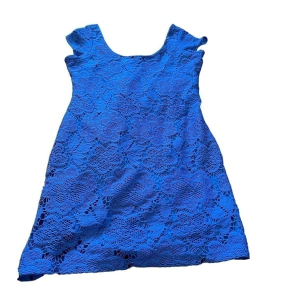 Snap Floral Crochet
Lace Mini Dress Size Large, Zip Back - Picture 10 of 15